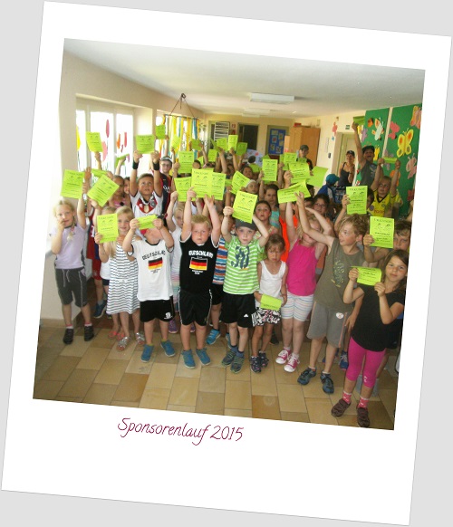 Laeufer des Sponsorenlaufs